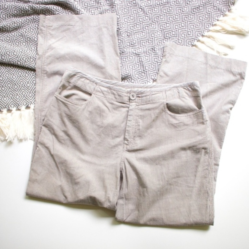 NIC+ZOE | High Waist Vertical Stripe Wide Leg Pant